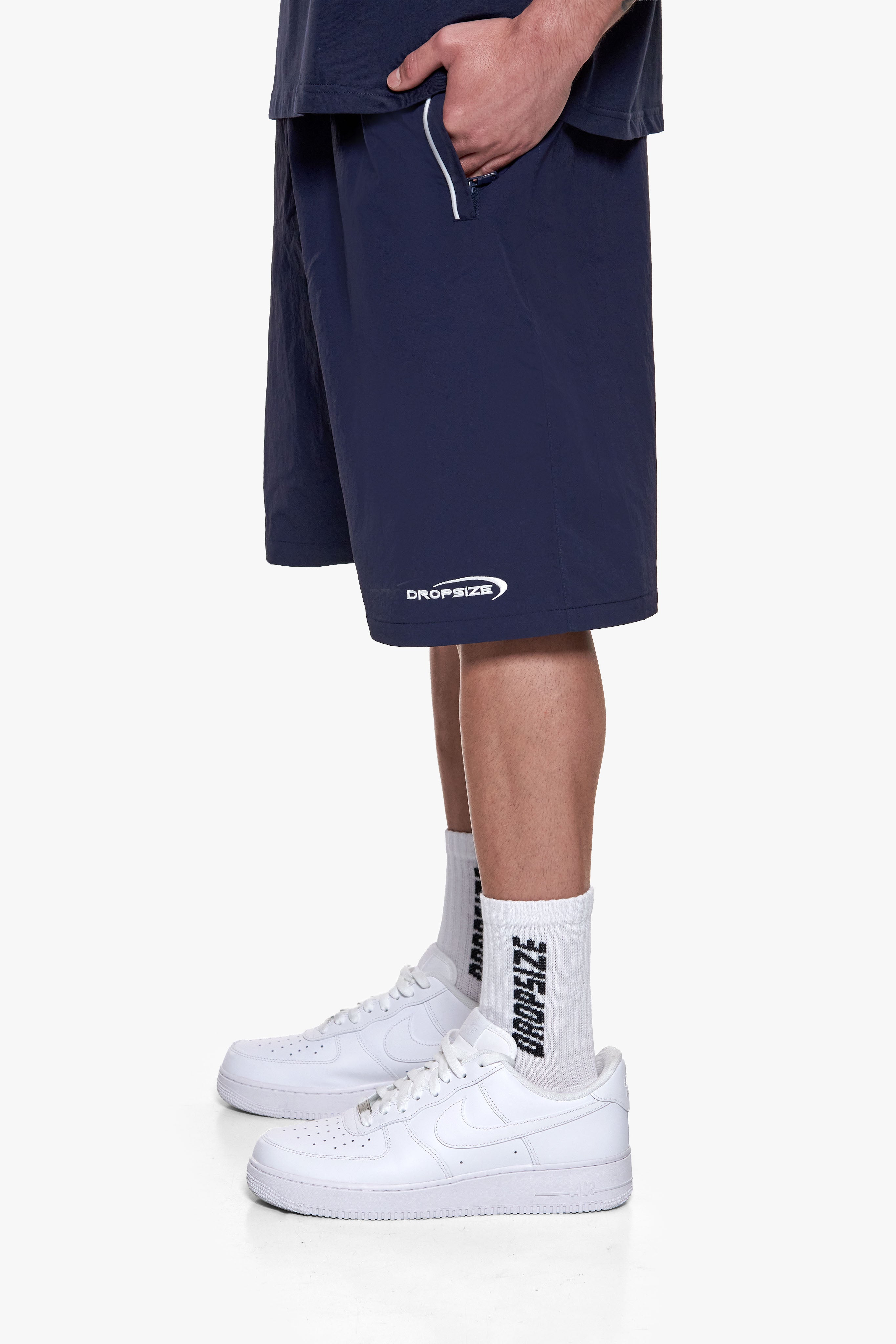 NYLON SHORTS NAVY