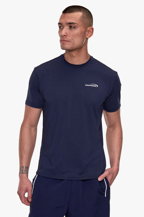 MUSCLE T-SHIRT NAVY BLUE