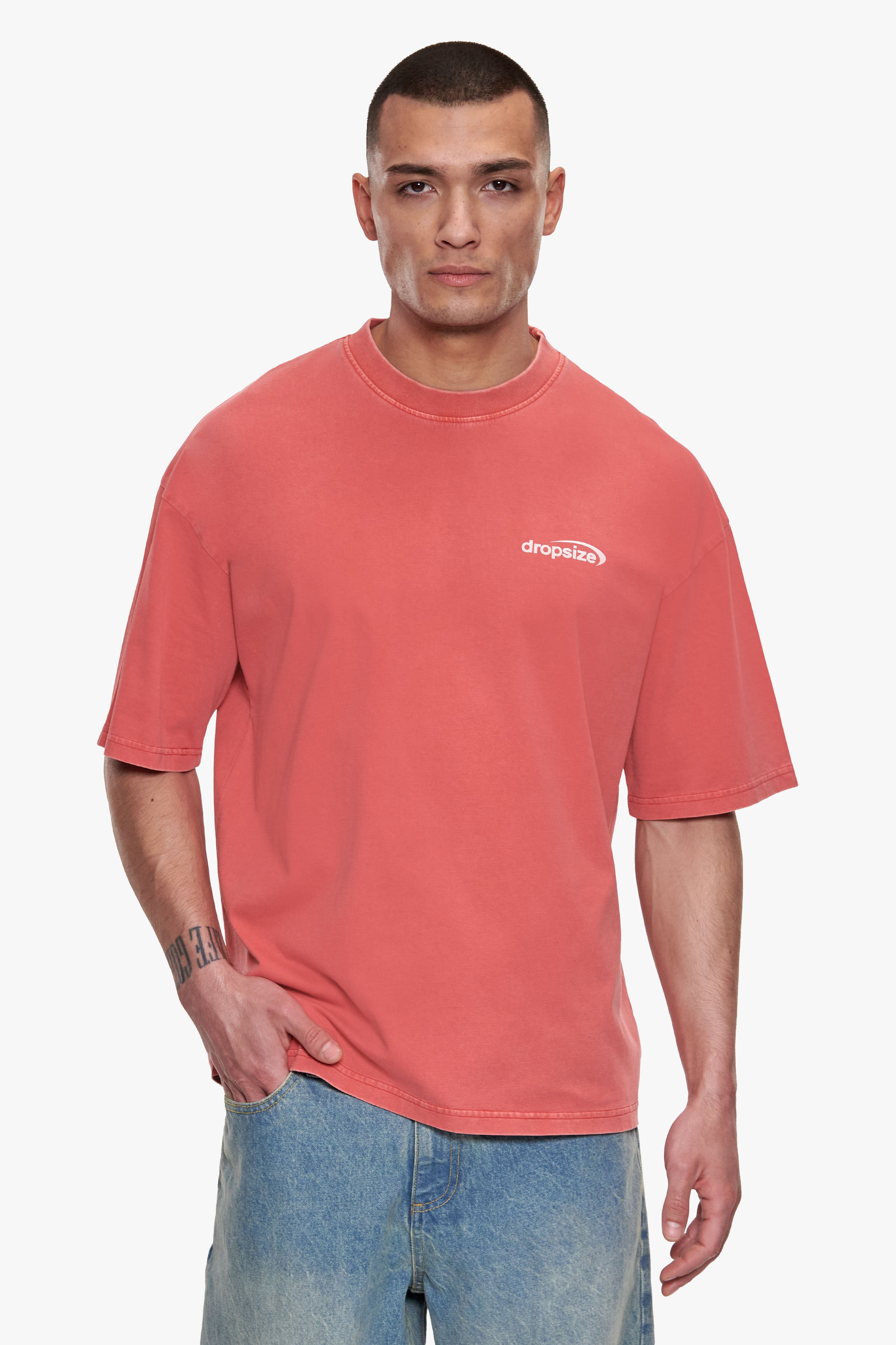 DYNAMIC T-SHIRT WASHED RED