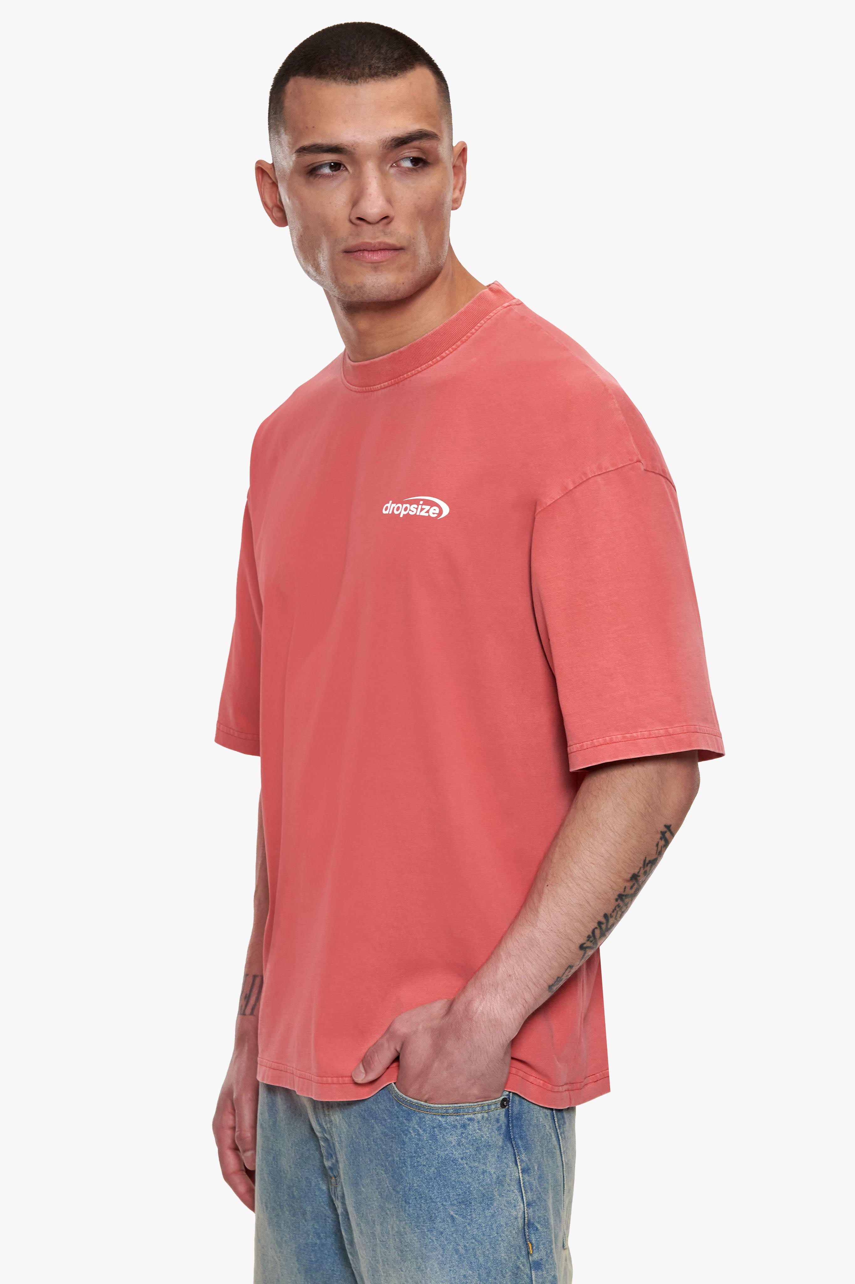 DYNAMIC T-SHIRT WASHED RED