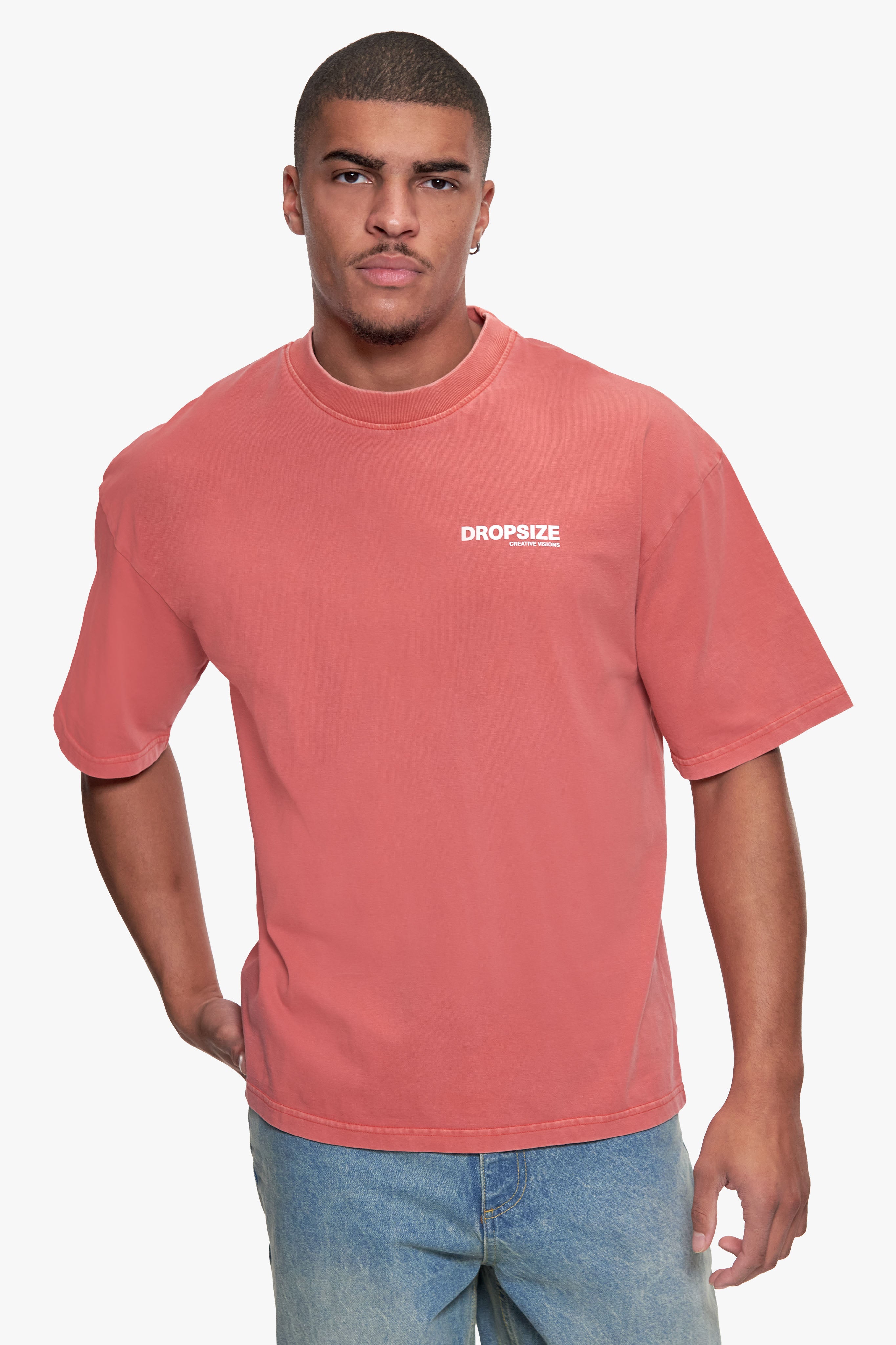 STUDIO T-SHIRT WASHED RED