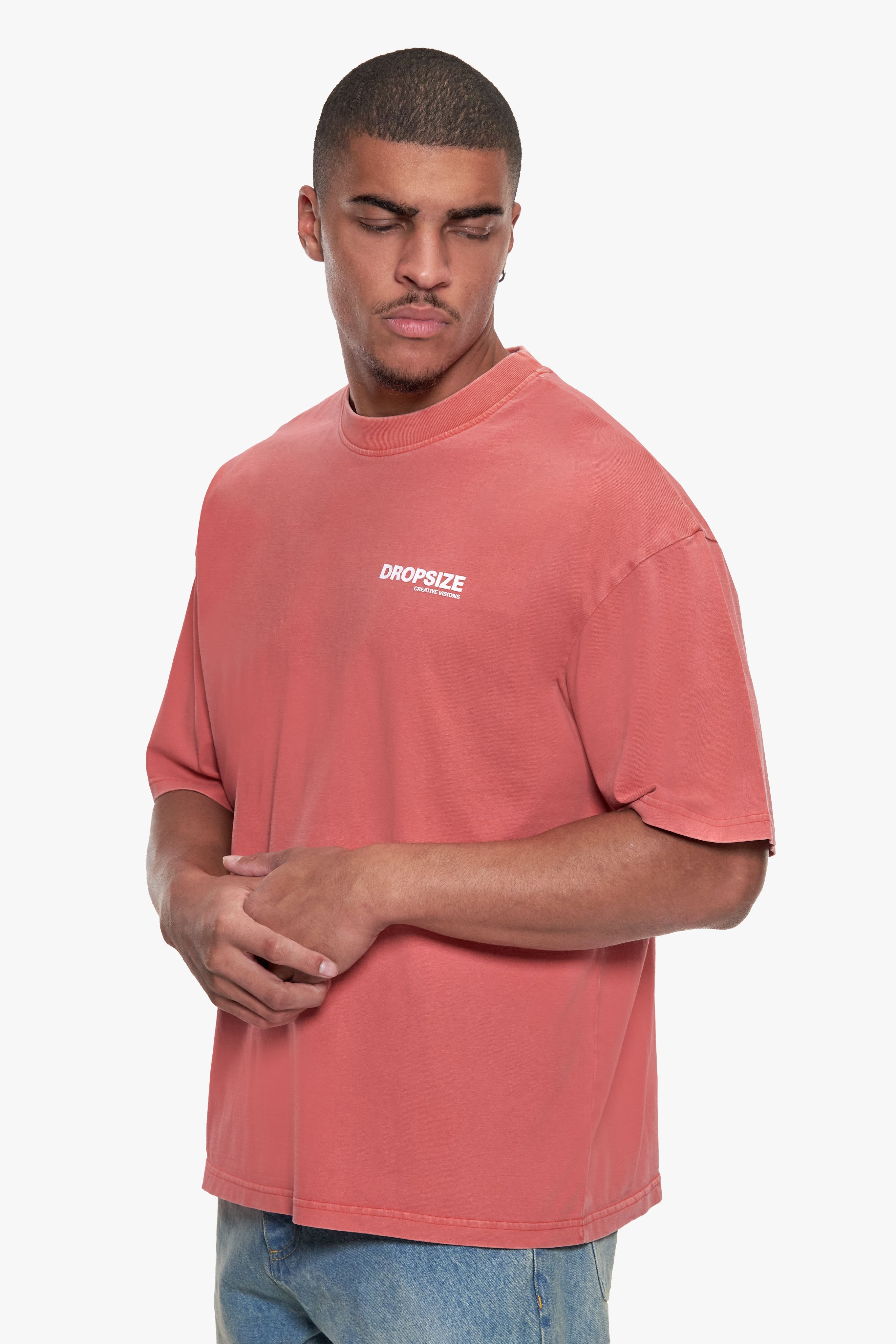 STUDIO T-SHIRT WASHED RED