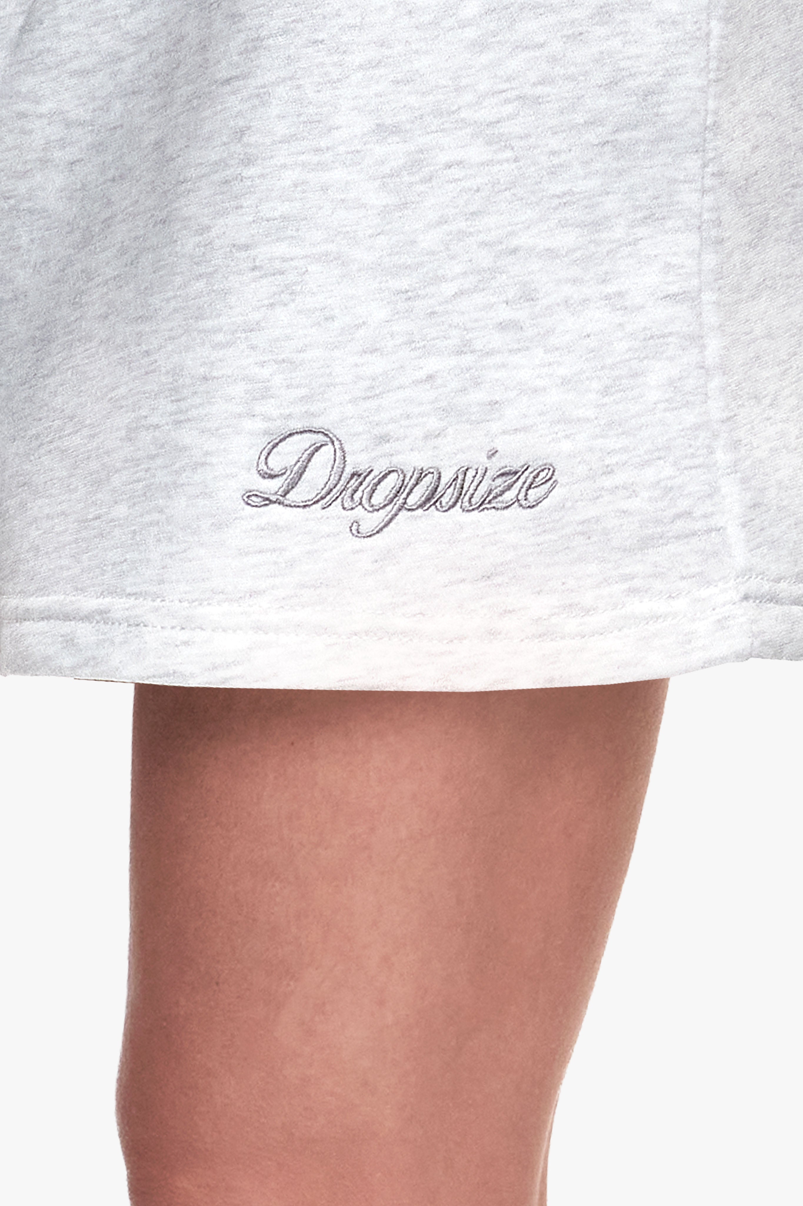 WOMEN LOGO SHORTS GREY MELANGE