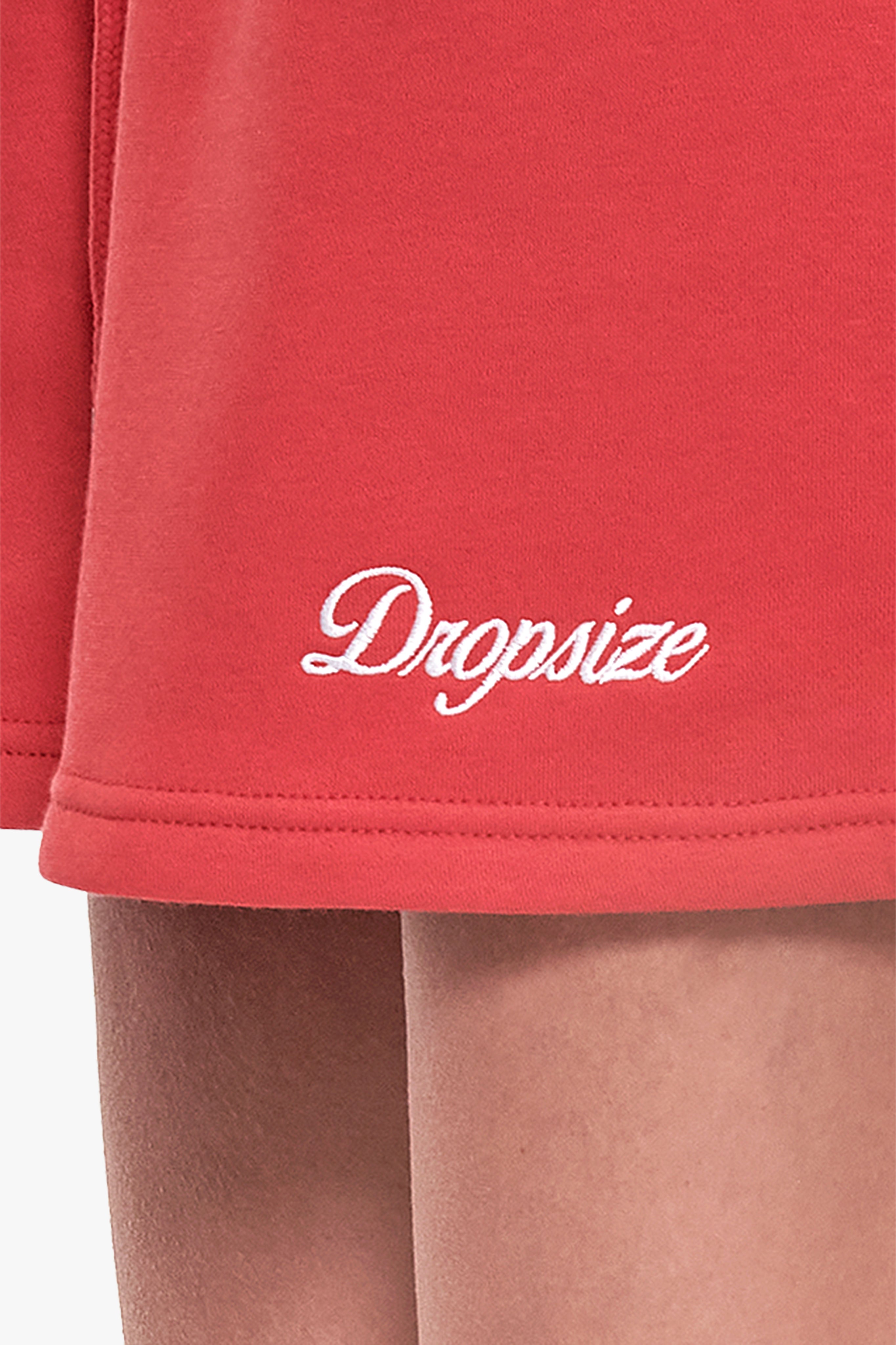 WOMEN LOGO SHORTS RED
