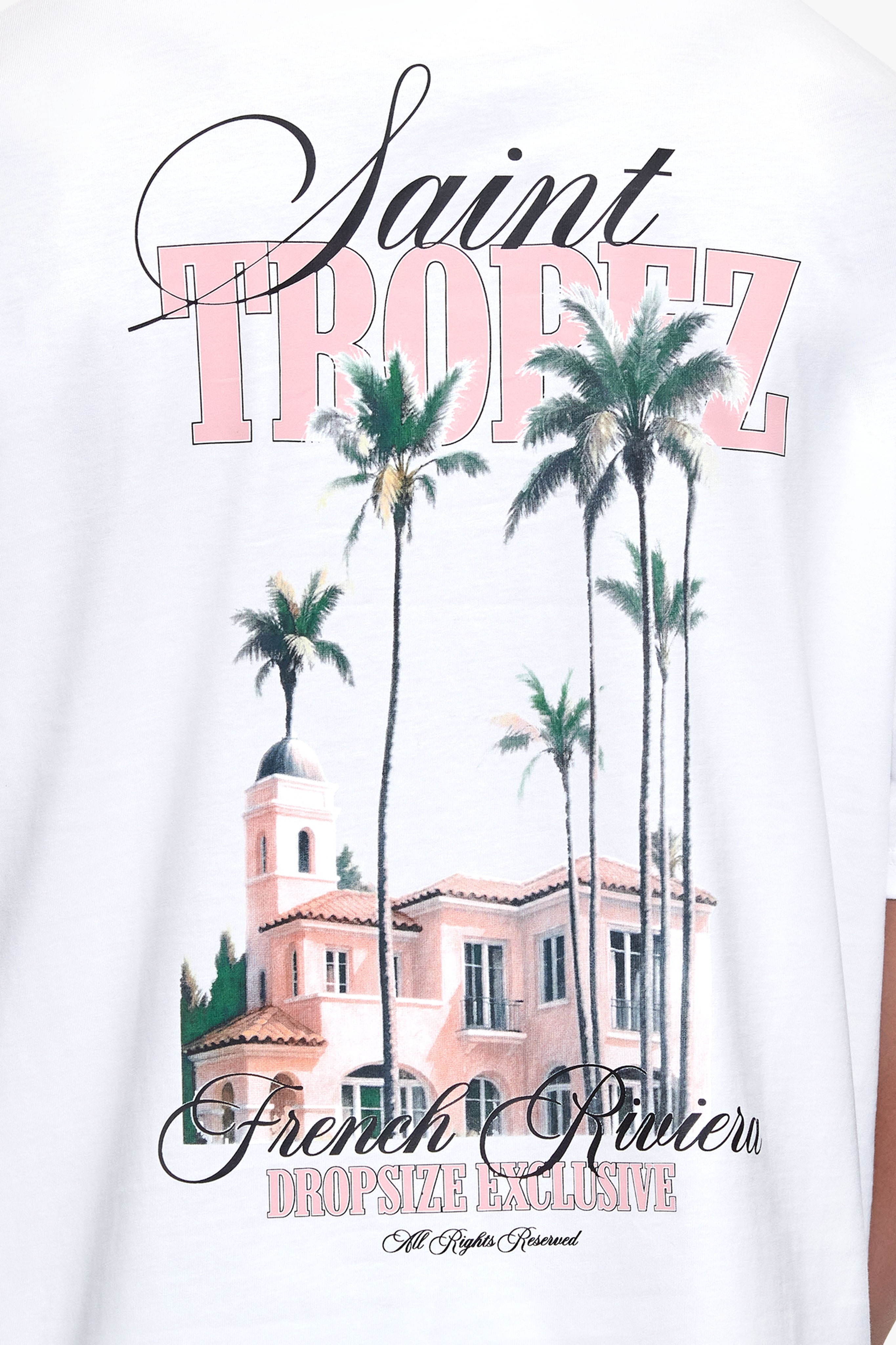 OVERSIZE SAINT TROPEZ T-SHIRT WHITE