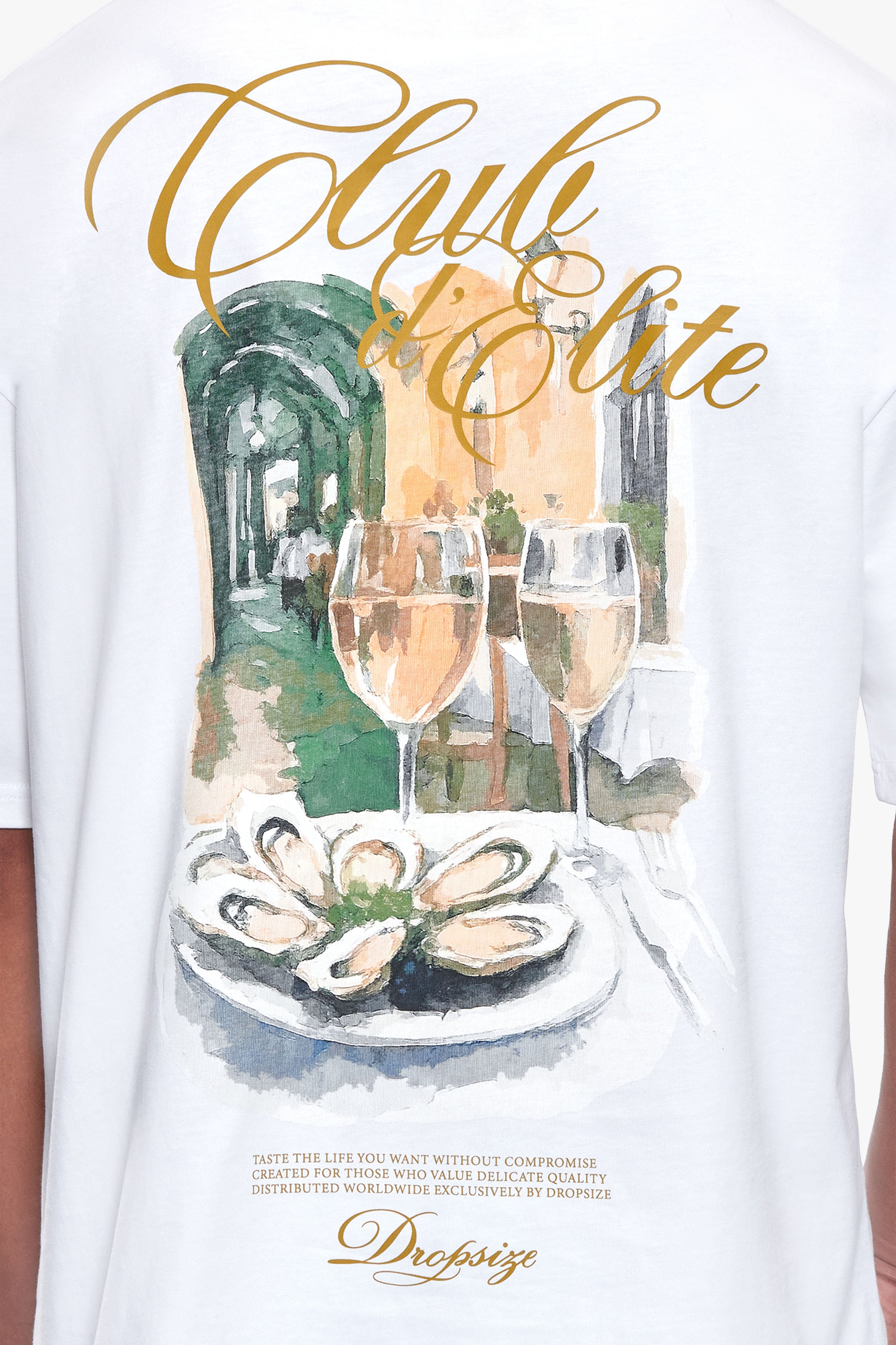 OVERSIZE CLUB D'ELITE T-SHIRT WHITE