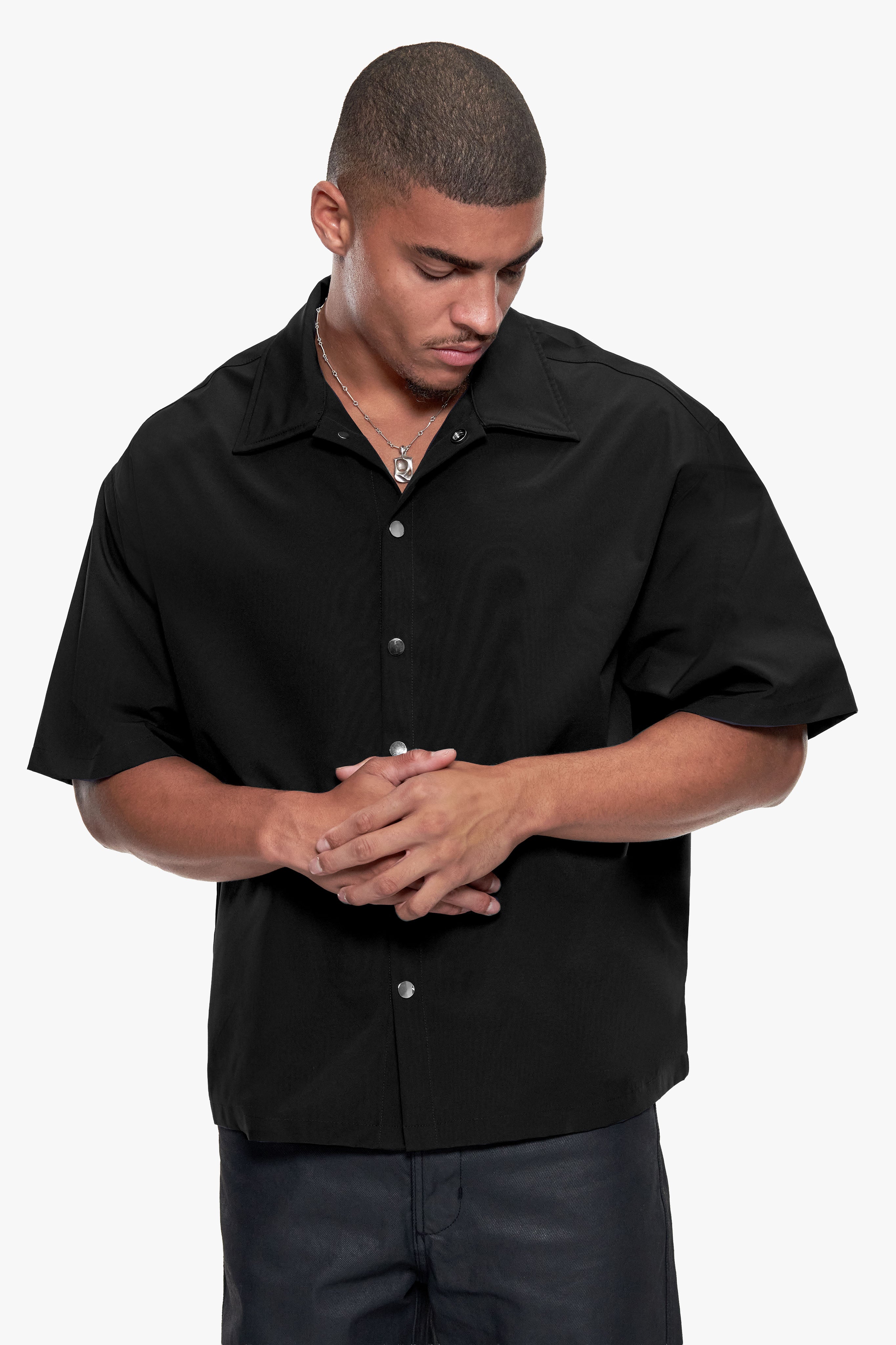 SHORT SLEEVE SHIRT BLACK