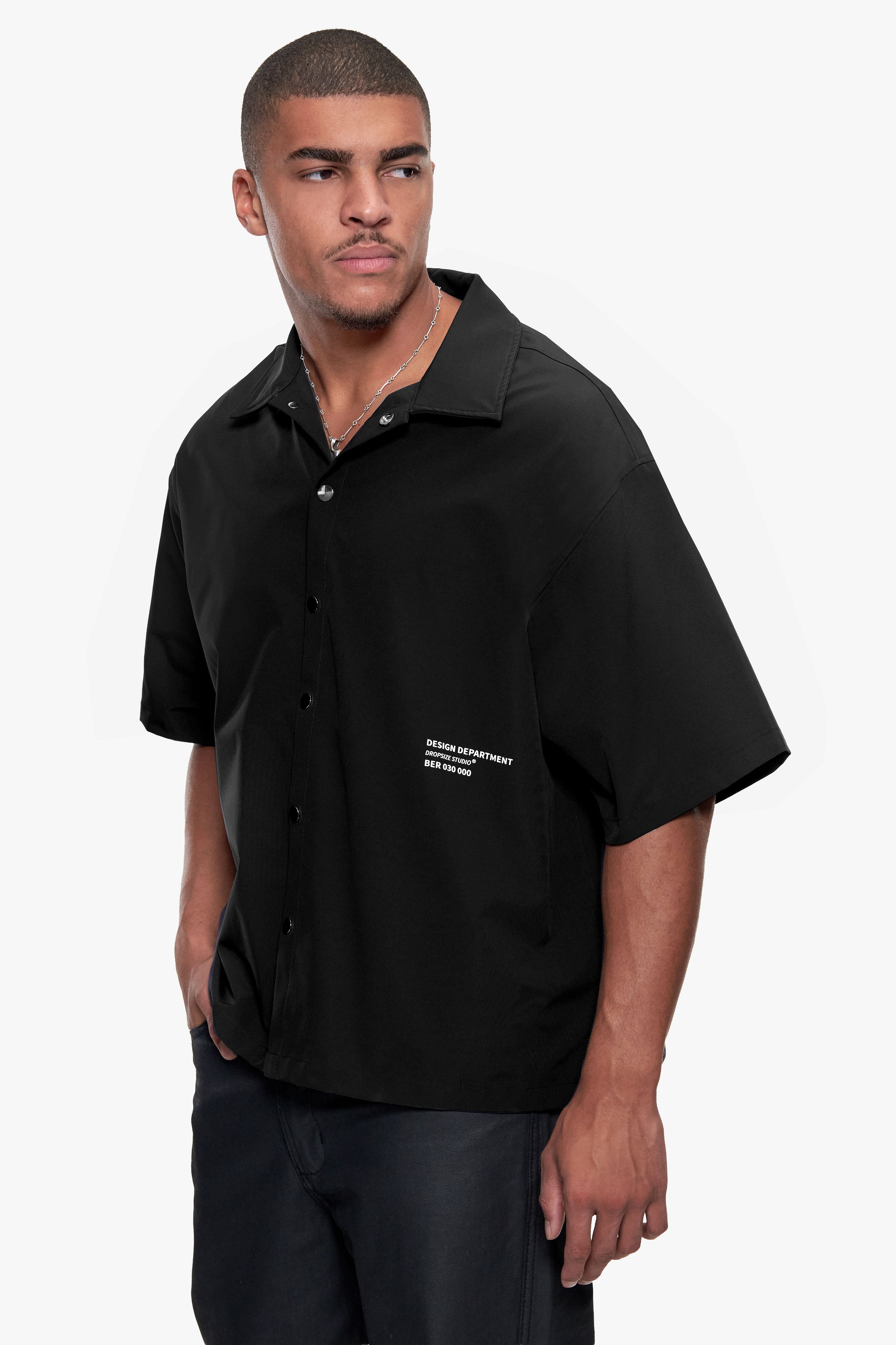 SHORT SLEEVE SHIRT BLACK
