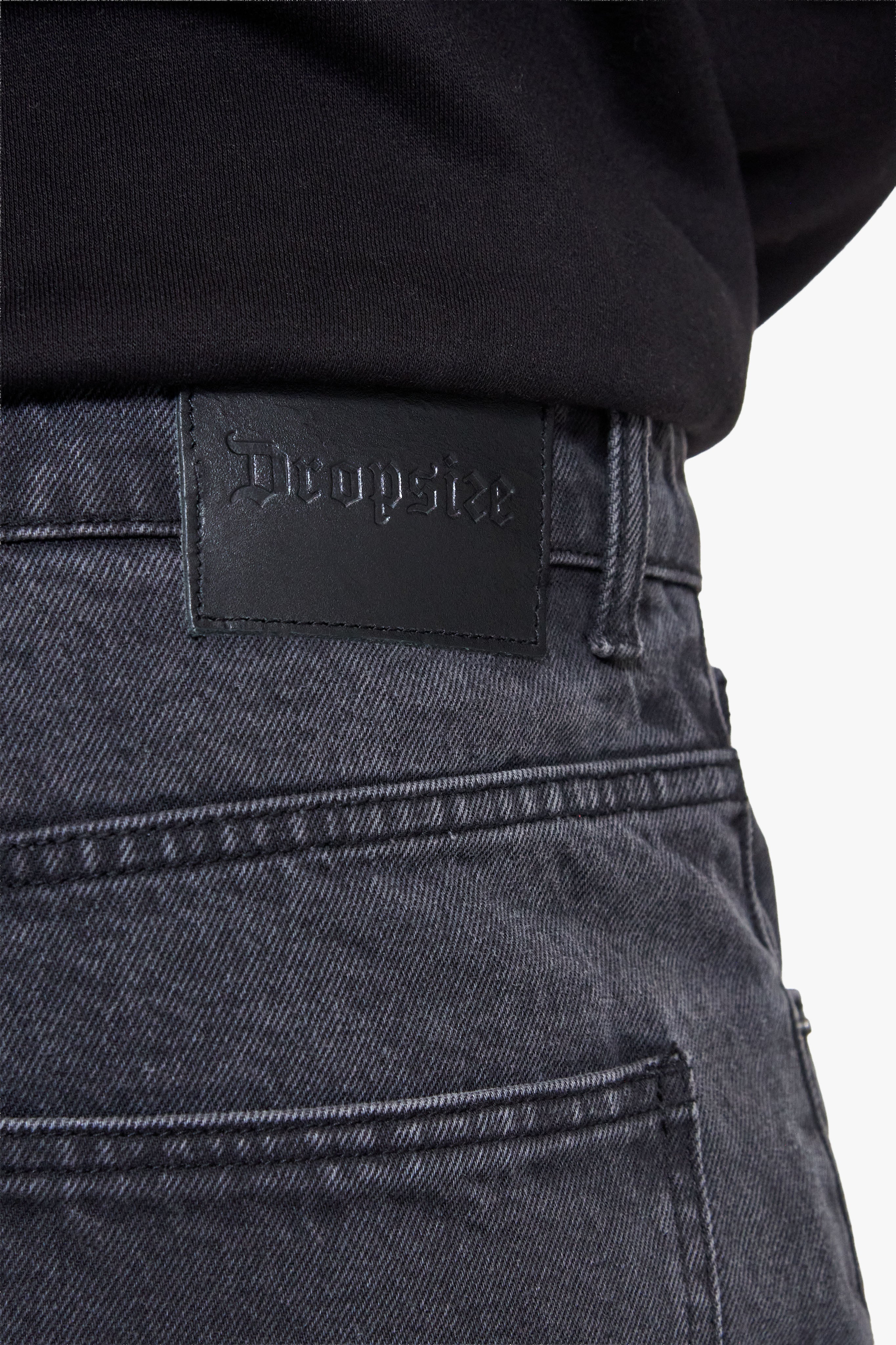 OPEN LEG JEANS WASHED ANTHRACITE