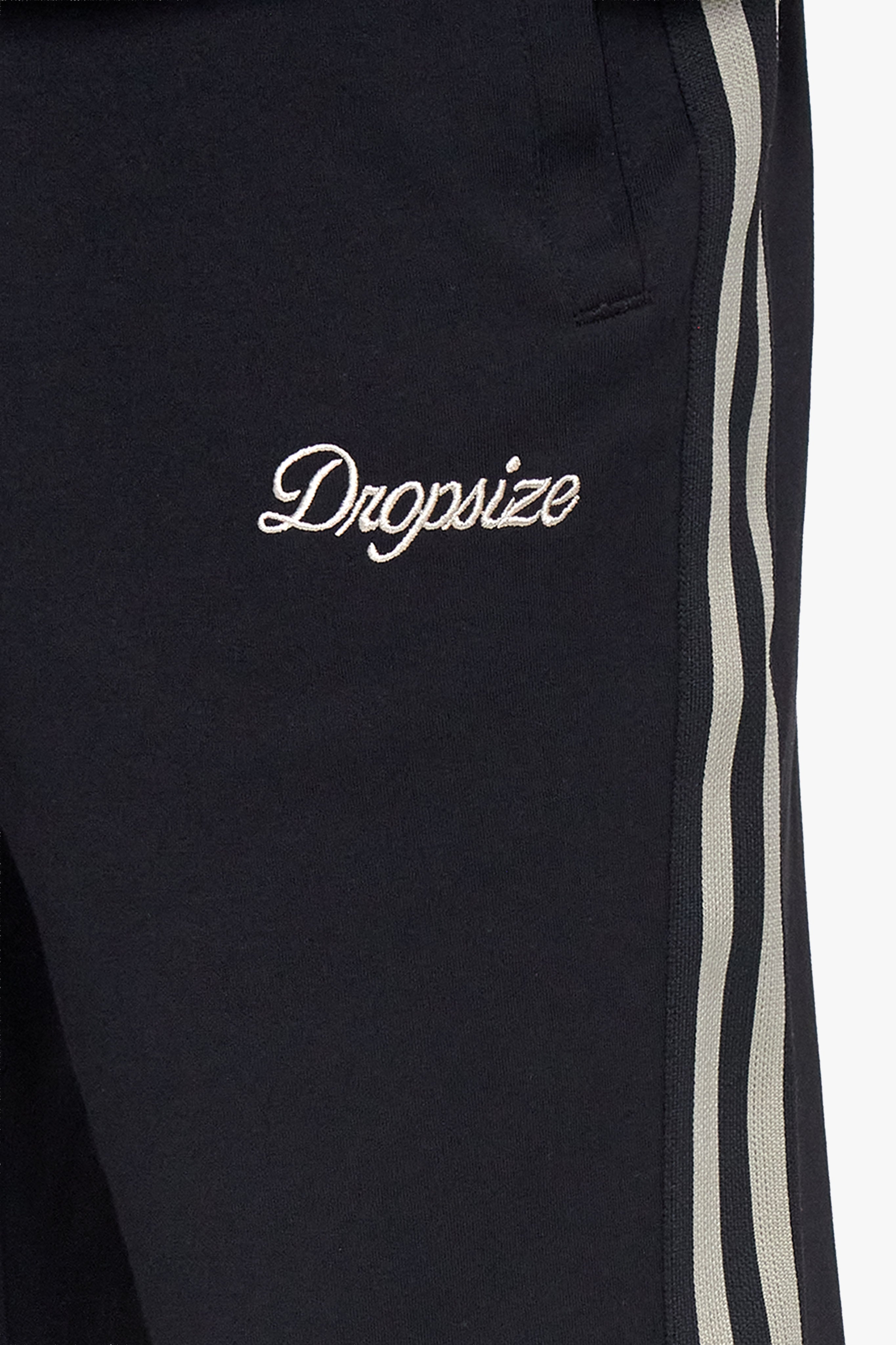 INTERLOCK SIDESTRIPE JOGGER BLACK