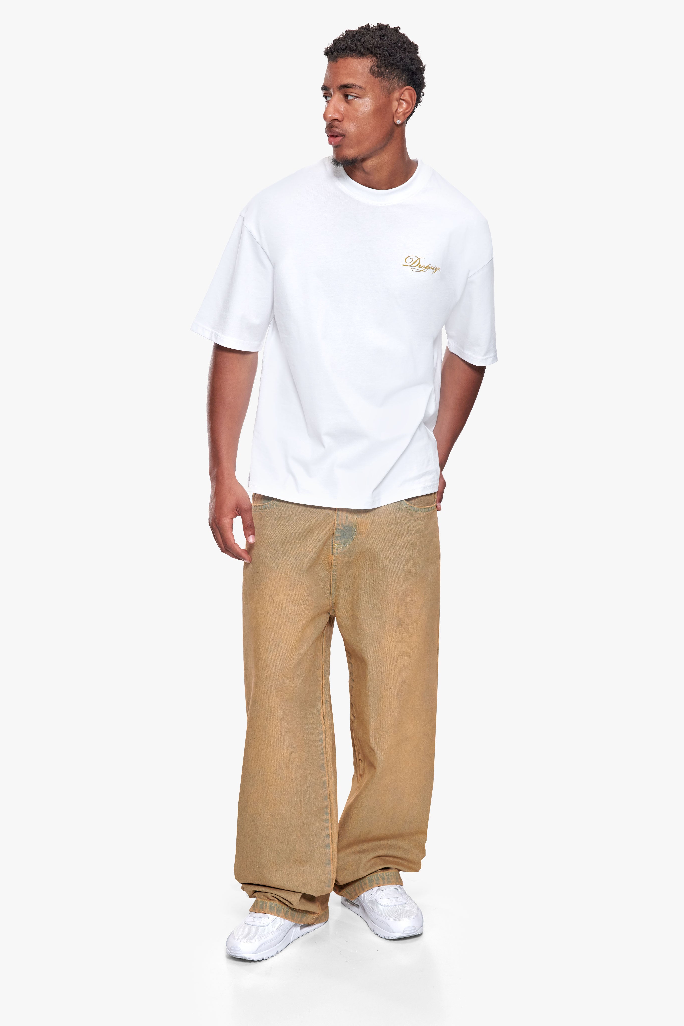 STRAIGHT LEG JEANS SAHARA BEIGE