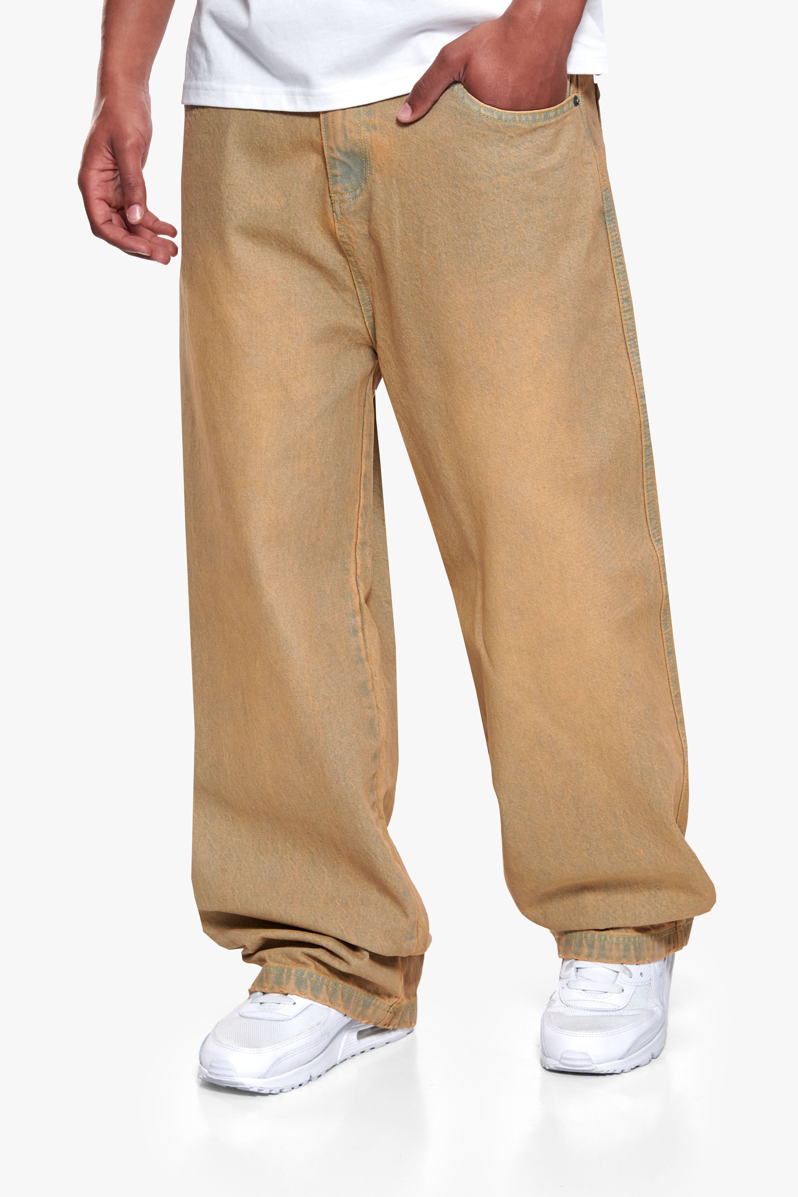 STRAIGHT LEG JEANS SAHARA BEIGE