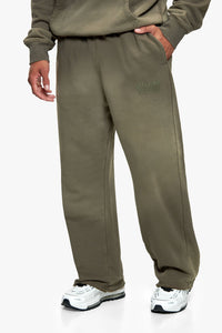 DESTROY BLEACHED JOGGER SPRAY WASHED OLIVE