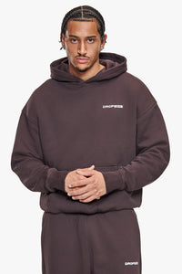 BASIC HOODIE CHOCOLATE BROWN
