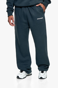 OPEN LEG JOGGER MOSS GREEN