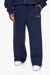 BAGGY OPEN LEG JOGGER SPACE BLUE