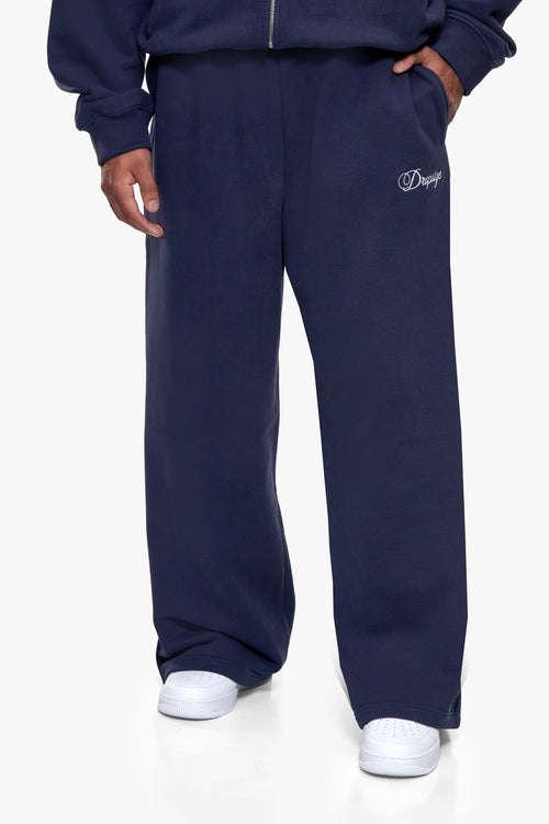 BAGGY OPEN LEG JOGGER SPACE BLUE