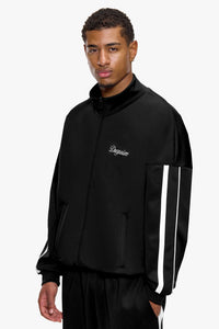NYLON TRACK JACKET BLACK