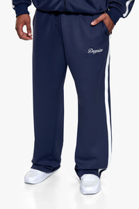 NYLON TRACK PANTS SPACE BLUE