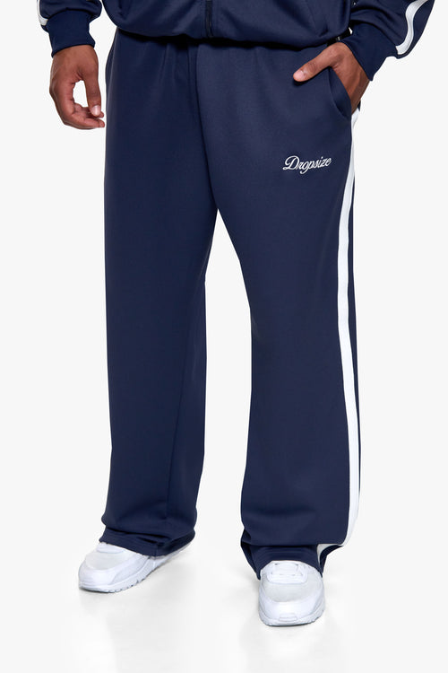 NYLON TRACK PANTS SPACE BLUE