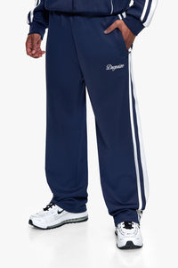NYLON TRACK PANTS SPACE BLUE