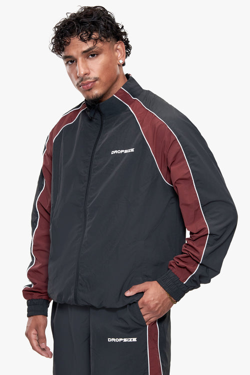COLORBLOCK TRACK JACKET BLACK