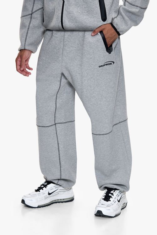 PERFORMANCE TECH FLEECE JOGGER GREY MELANGE