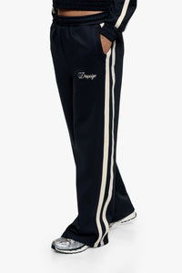 WOMEN FLARED JOGGER BLACK