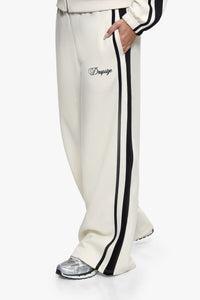 WOMEN SIDESTRIPE JOGGER CREAM WHITE