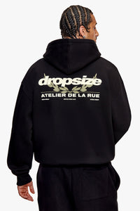 ATELIER DE LA RUE HOODIE BLACK