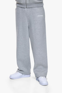 OPEN LEG JOGGER DARK GREY MELANGE