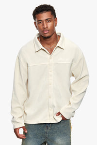 STRUCTURE SHIRT CREAM WHITE