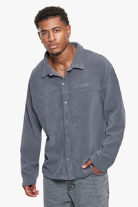 STRUCTURE SHIRT STEEL GREY