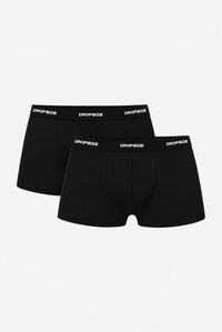 BOXERSHORTS 2 PACK BLACK