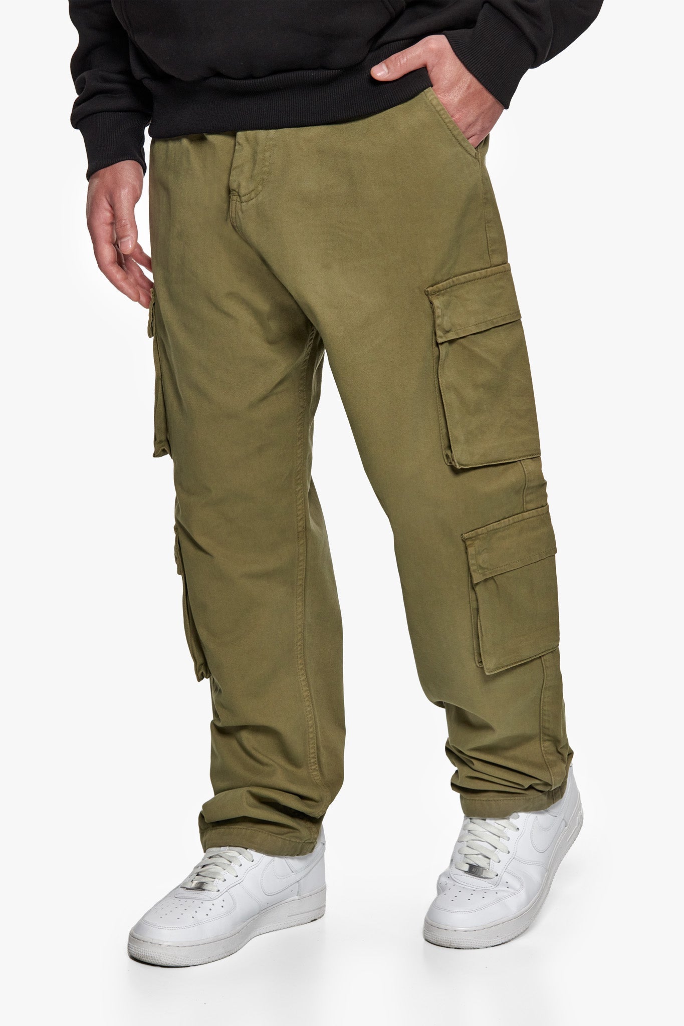 DOUBLE POCKET CARGO PANT OLIVE