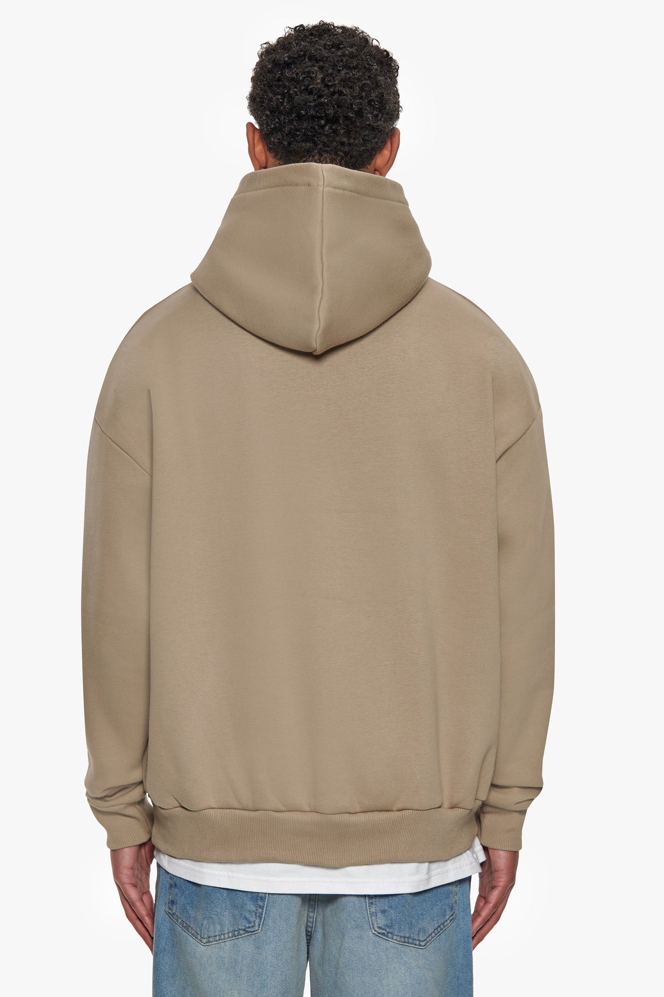HEAVY OVERSIZE CENTER HD HOODIE WEATHERED TEAK