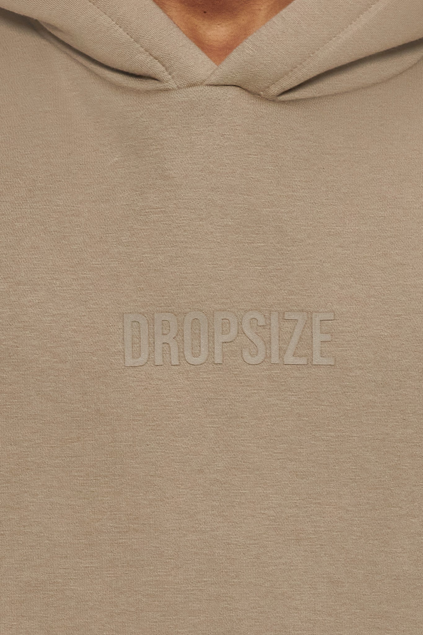 HEAVY OVERSIZE CENTER HD HOODIE WEATHERED TEAK