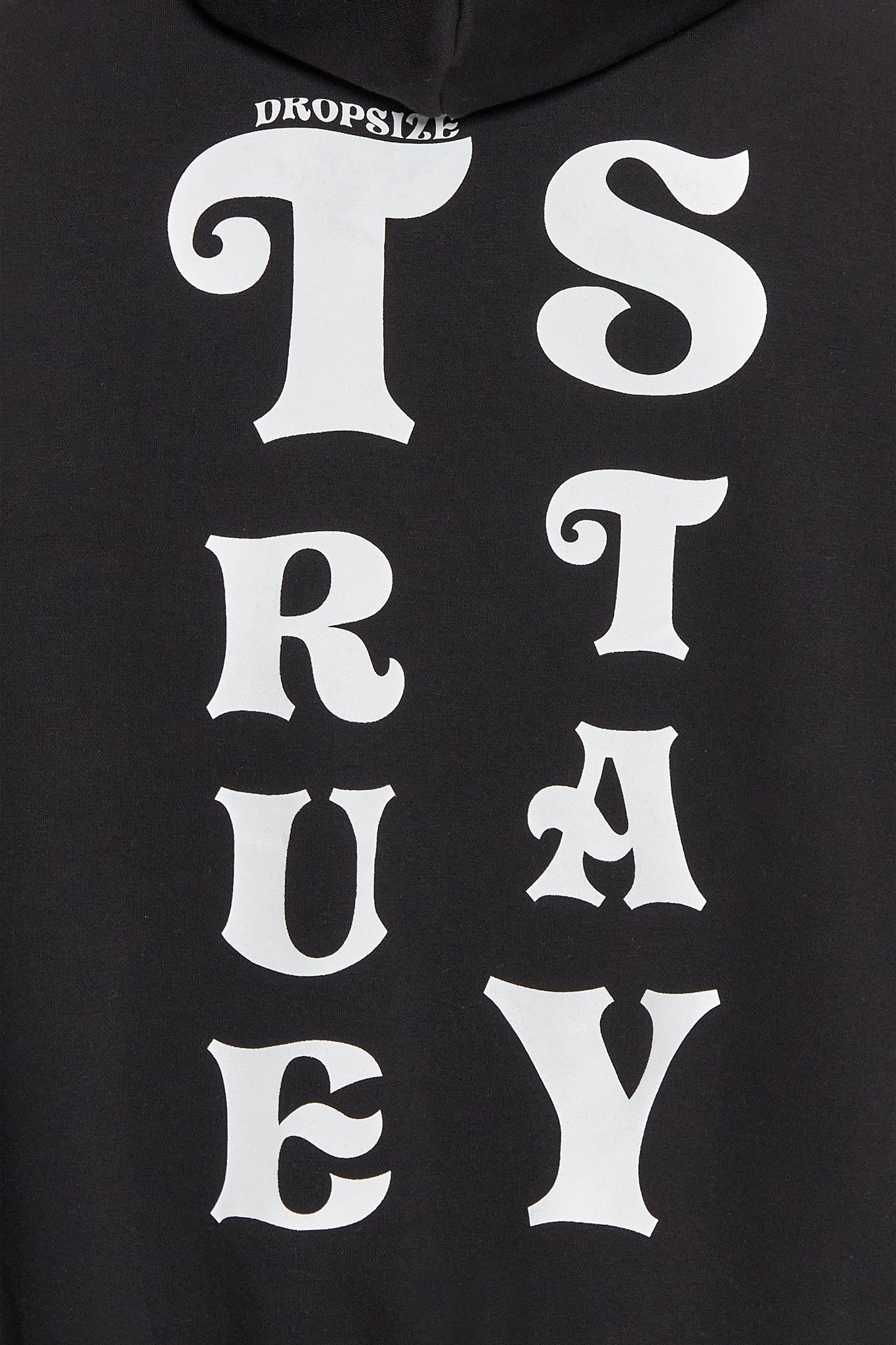HEAVY OVERSIZE STAY TRUE HOODIE BLACK