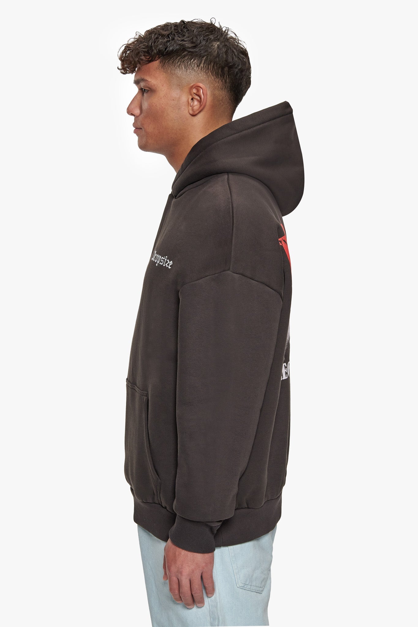HEAVY OVERSIZE DÜRER HOODIE WASHED BLACK