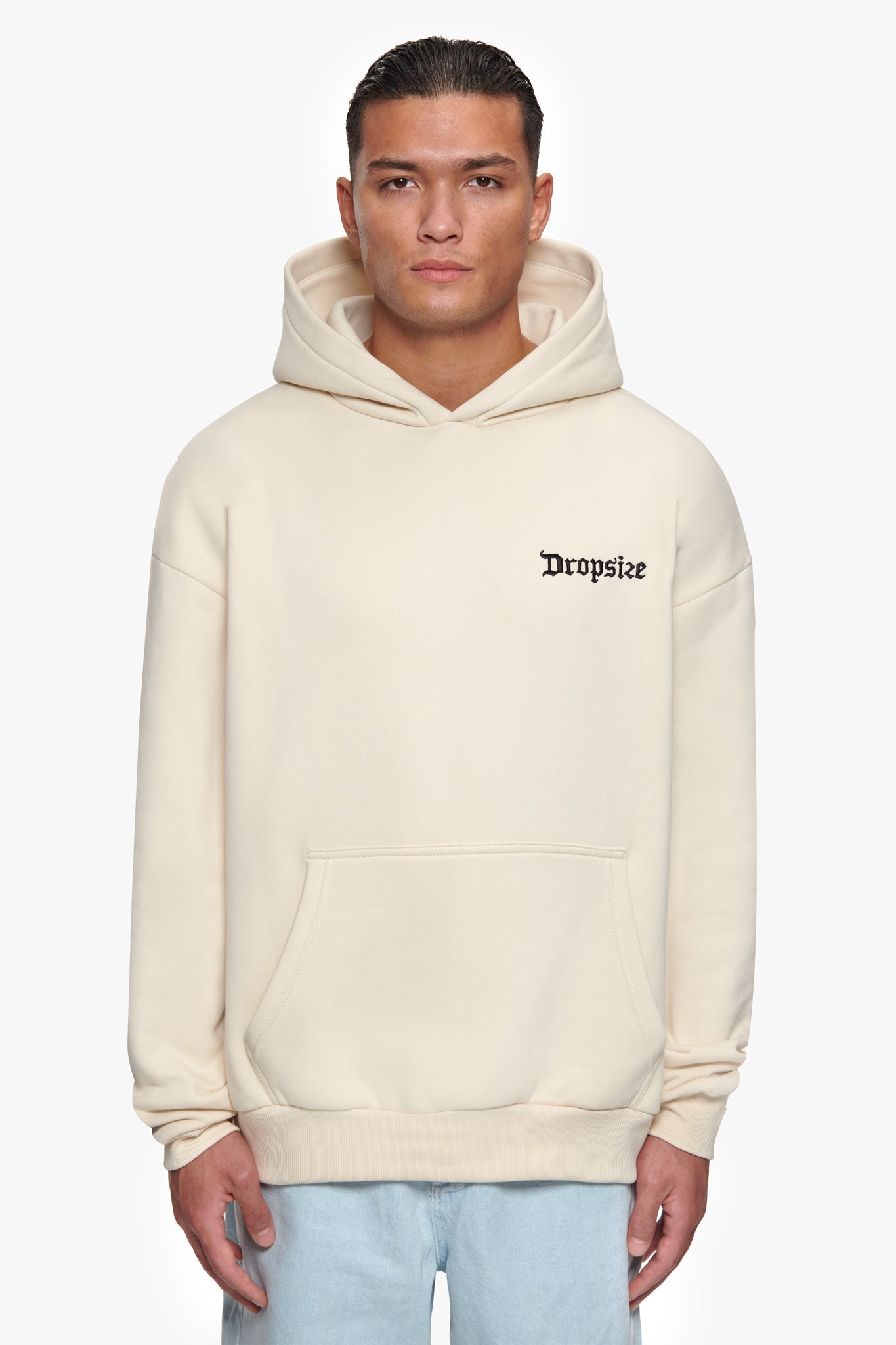 HEAVY OVERSIZE NUMBER HOODIE COCONUT MILK