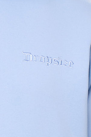 HEAVY LOOSE FIT HOODIE BABY BLUE