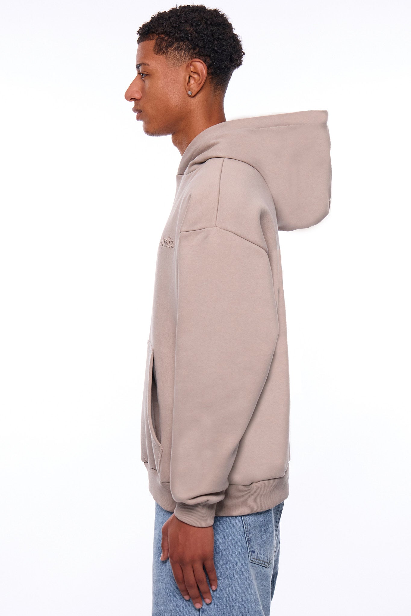 HEAVY LOOSE FIT HOODIE SIMPLY TAUPE