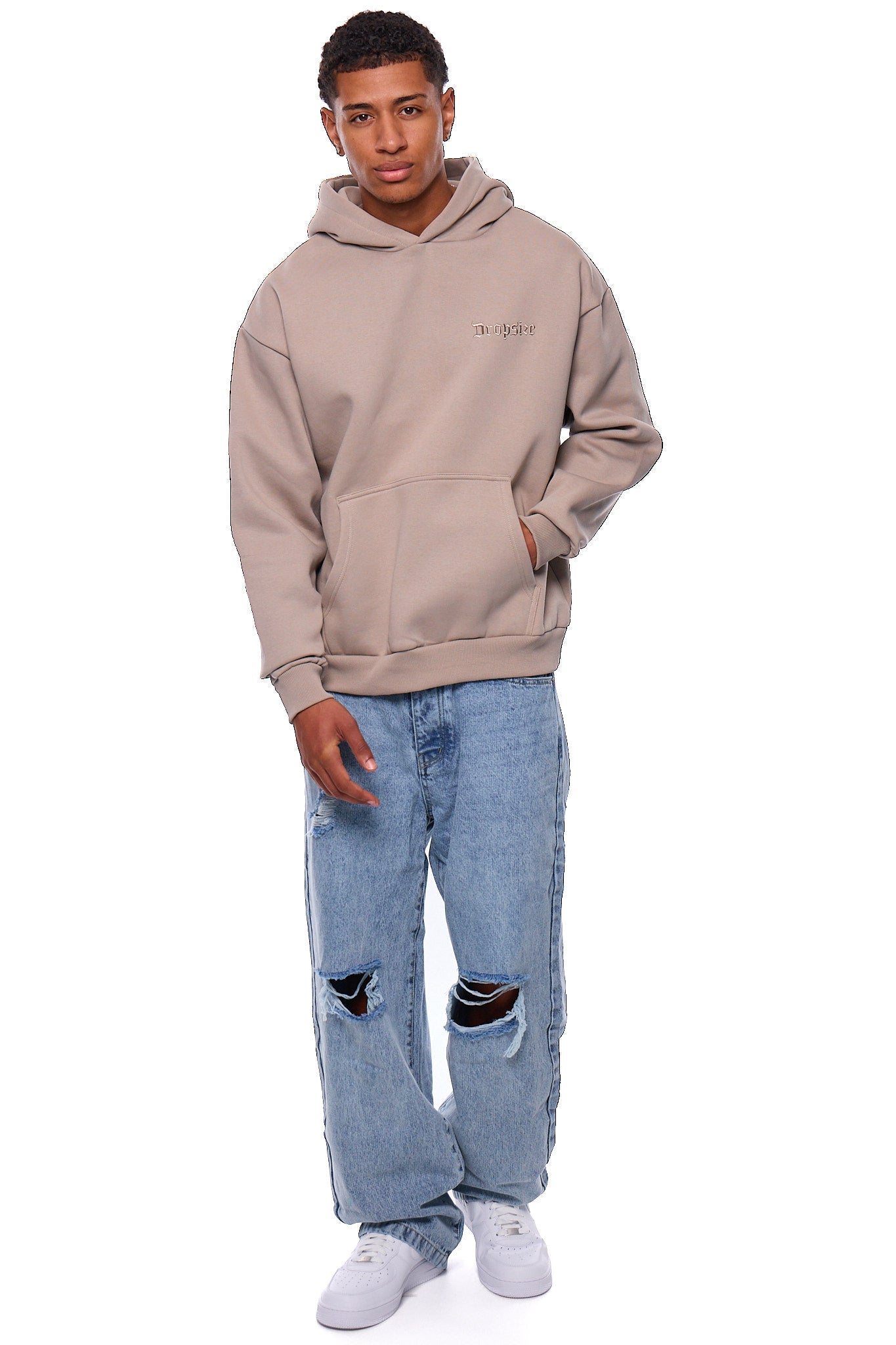 HEAVY LOOSE FIT HOODIE SIMPLY TAUPE