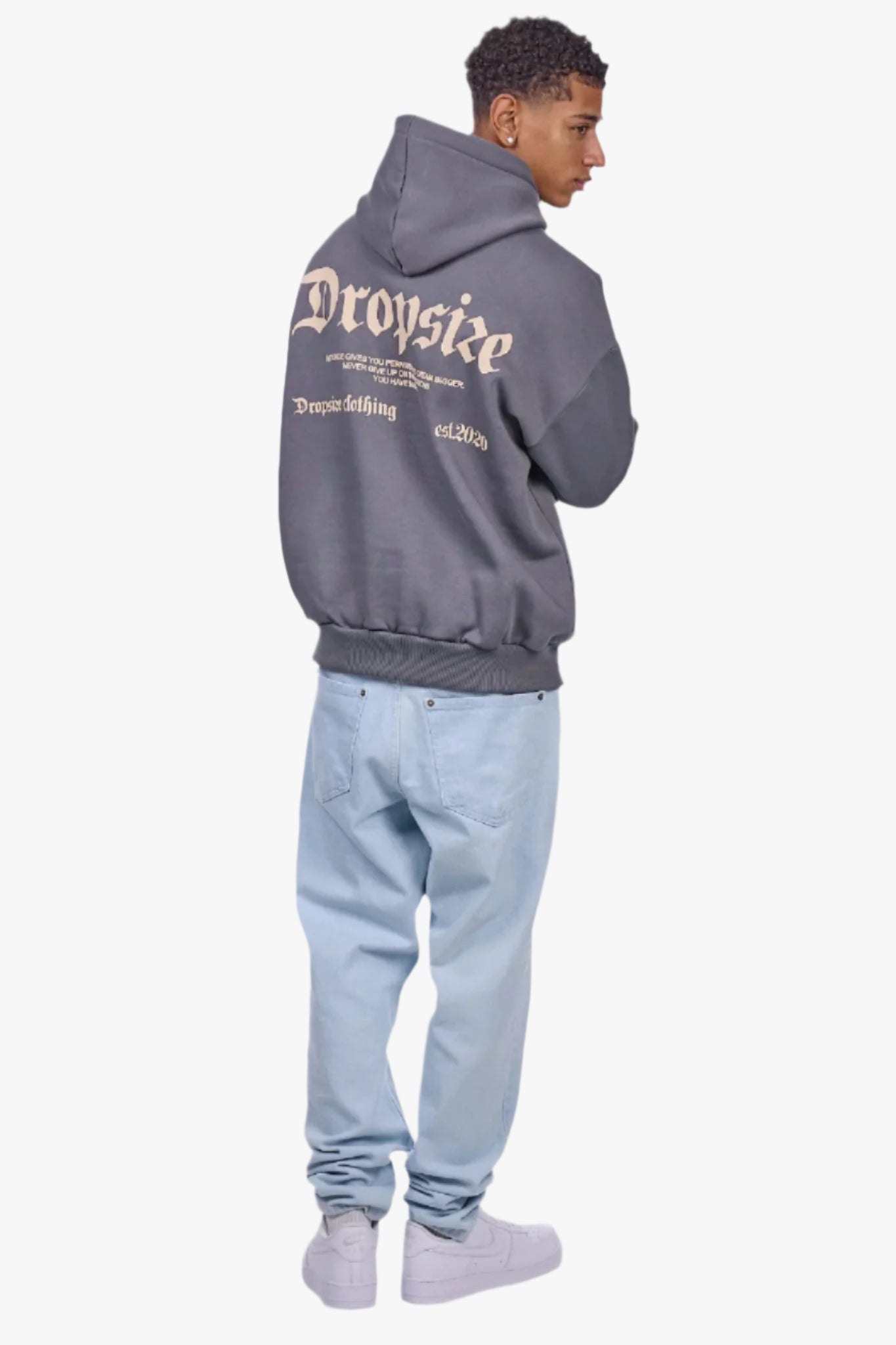 HEAVY OVERSIZE PERMISSION HOODIE GREY