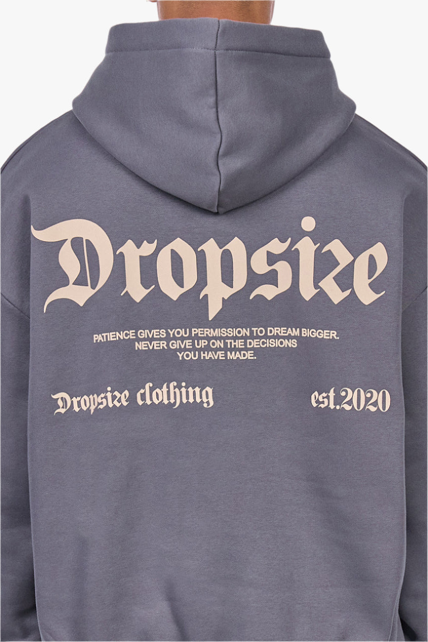 HEAVY OVERSIZE PERMISSION HOODIE GREY