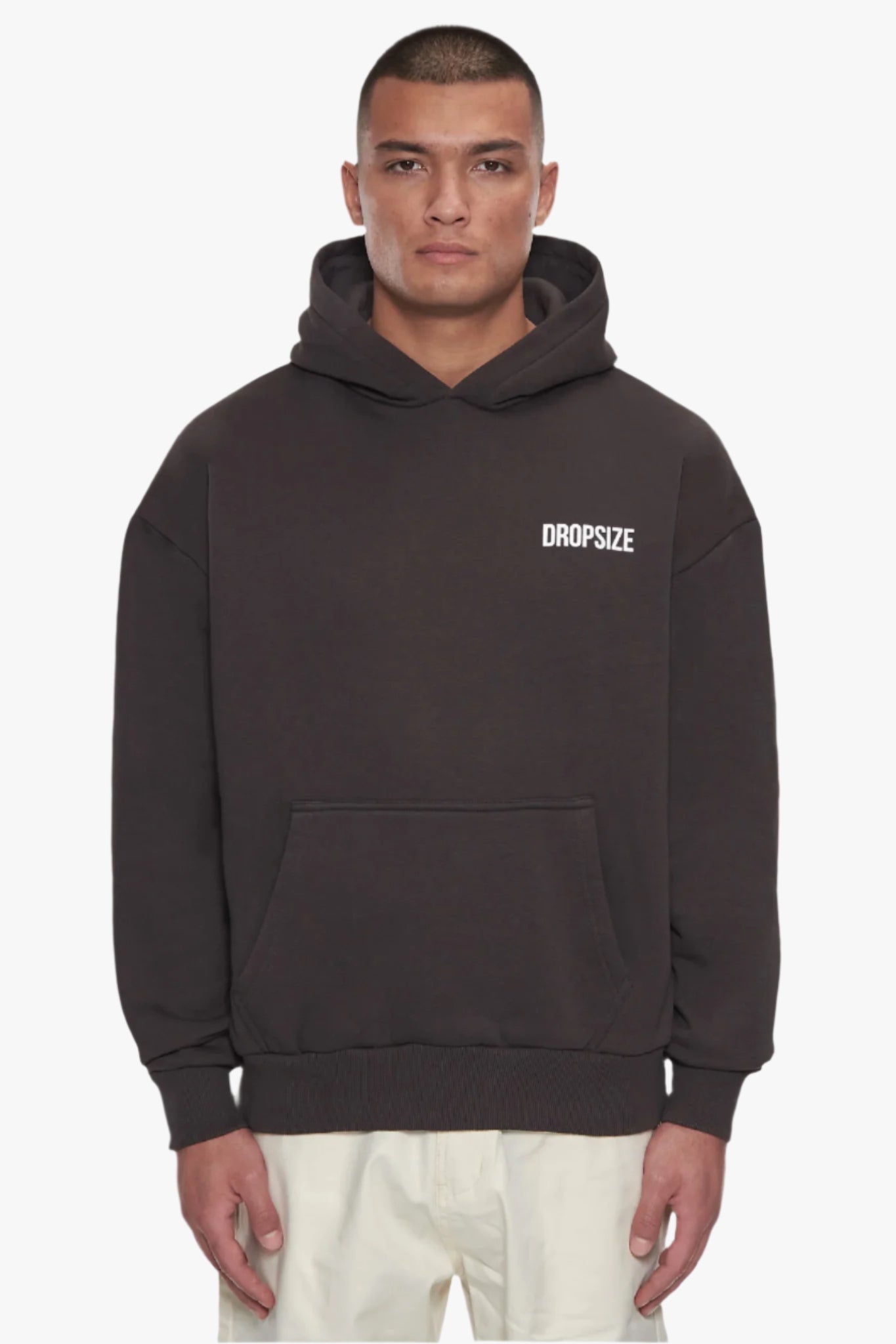 HEAVY OVERSIZE HEAVEN CALLING HOODIE WASHED BLACK