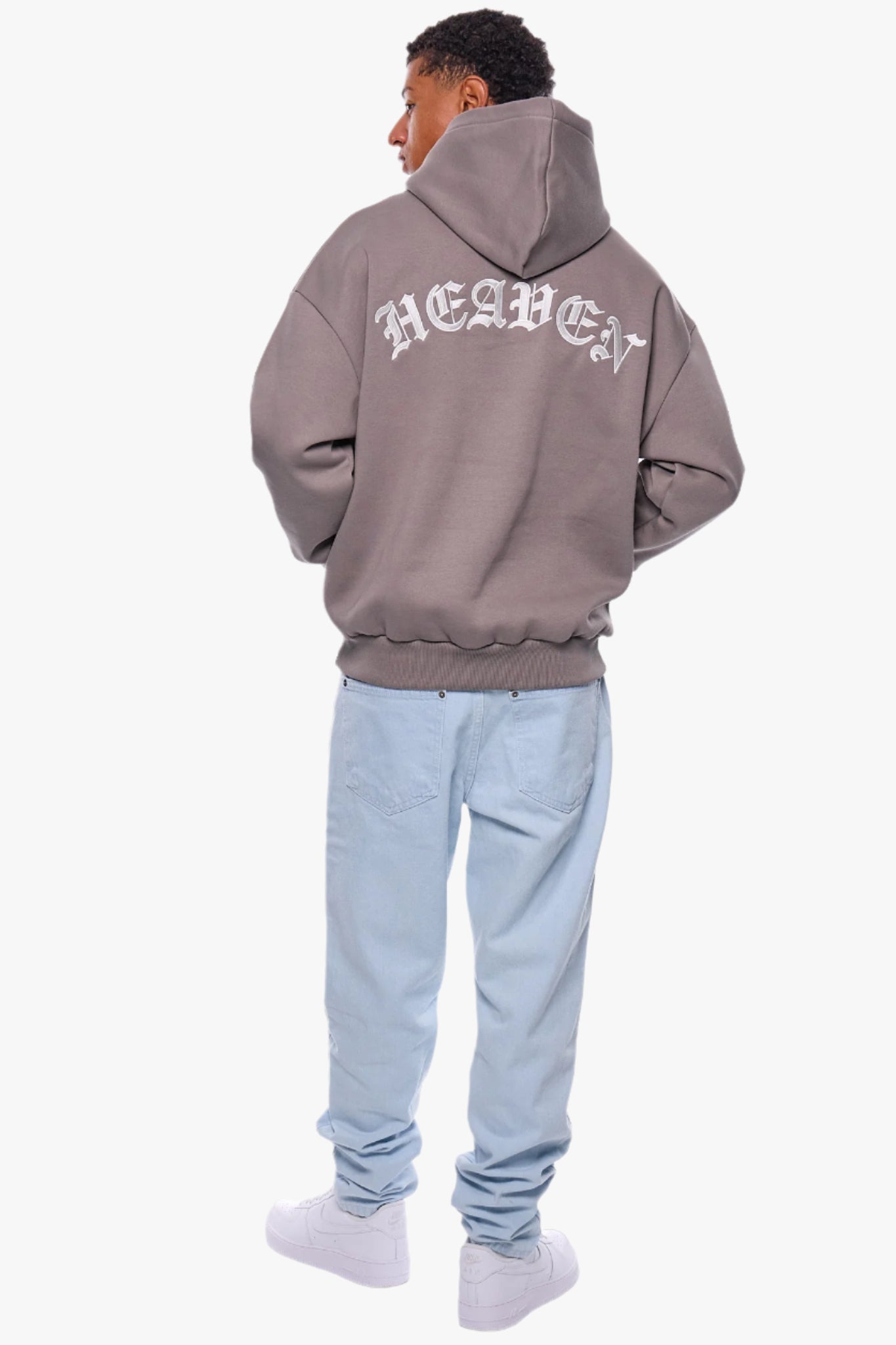HEAVY OVERSIZE HEAVEN HOODIE DRIFTWOOD