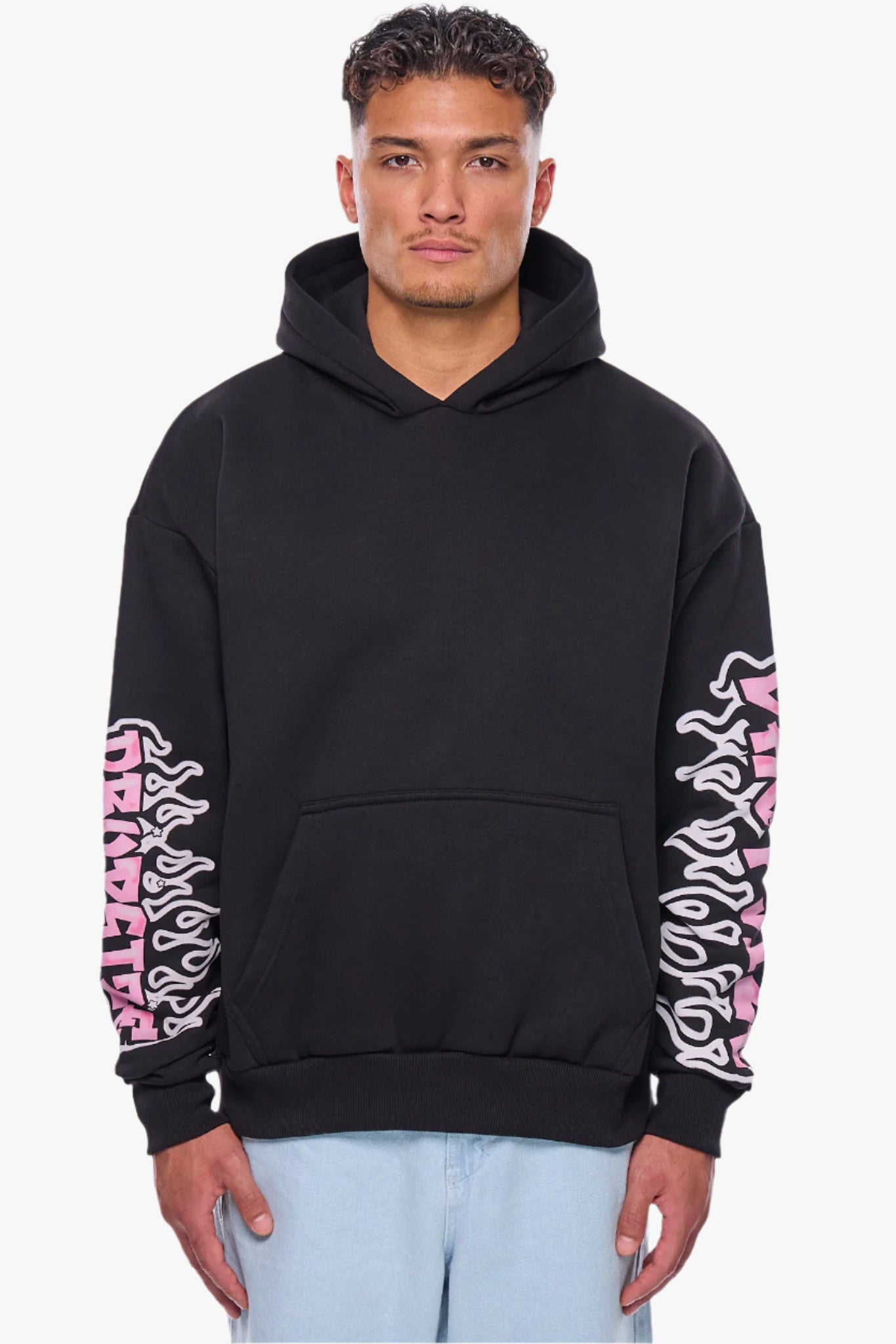 HEAVY OVERSIZE LOUD CLIQUE  HOODIE BLACK