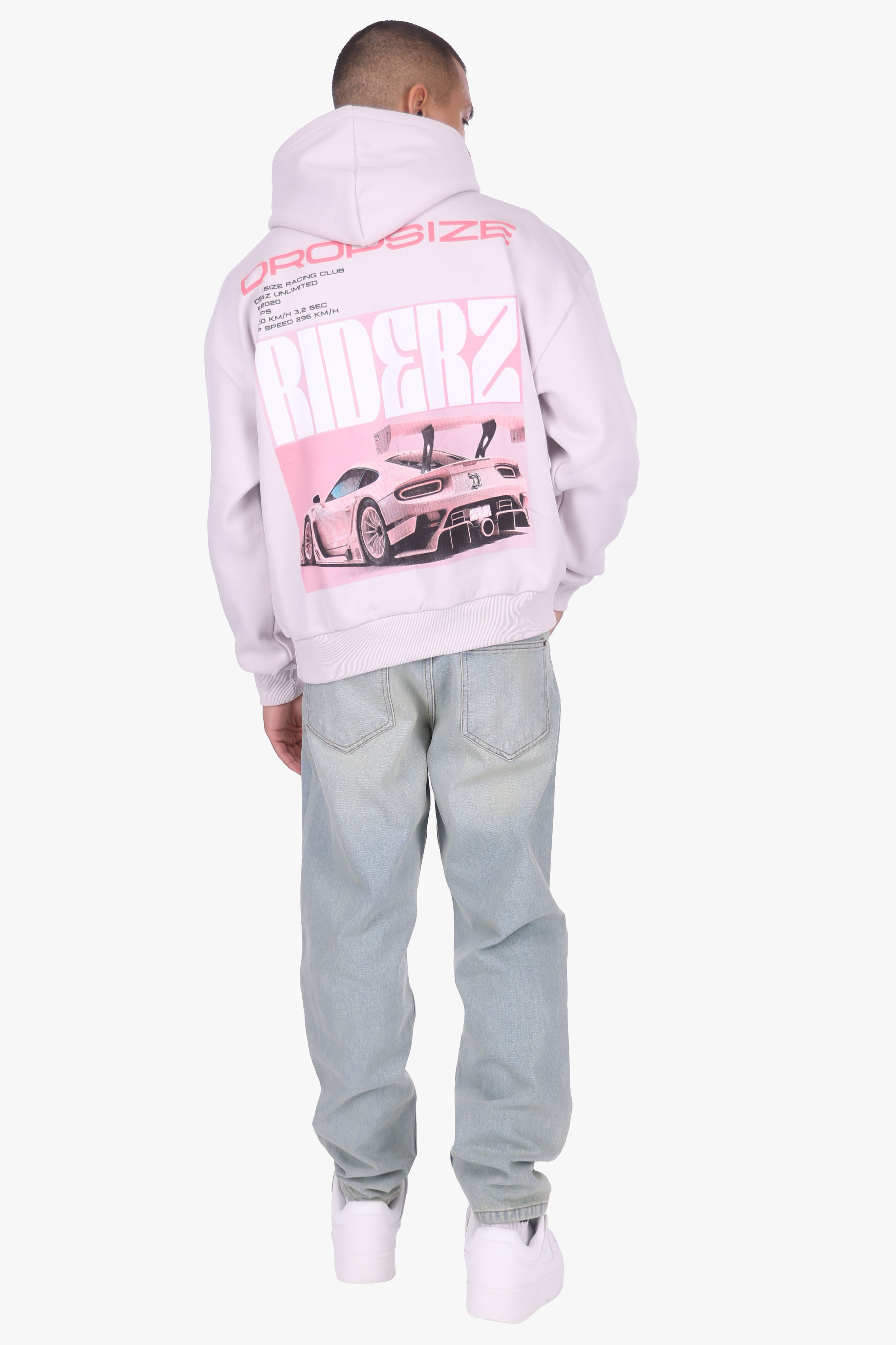 HEAVY OVERSIZE RIDERZ HOODIE NIMBUS CLOUD