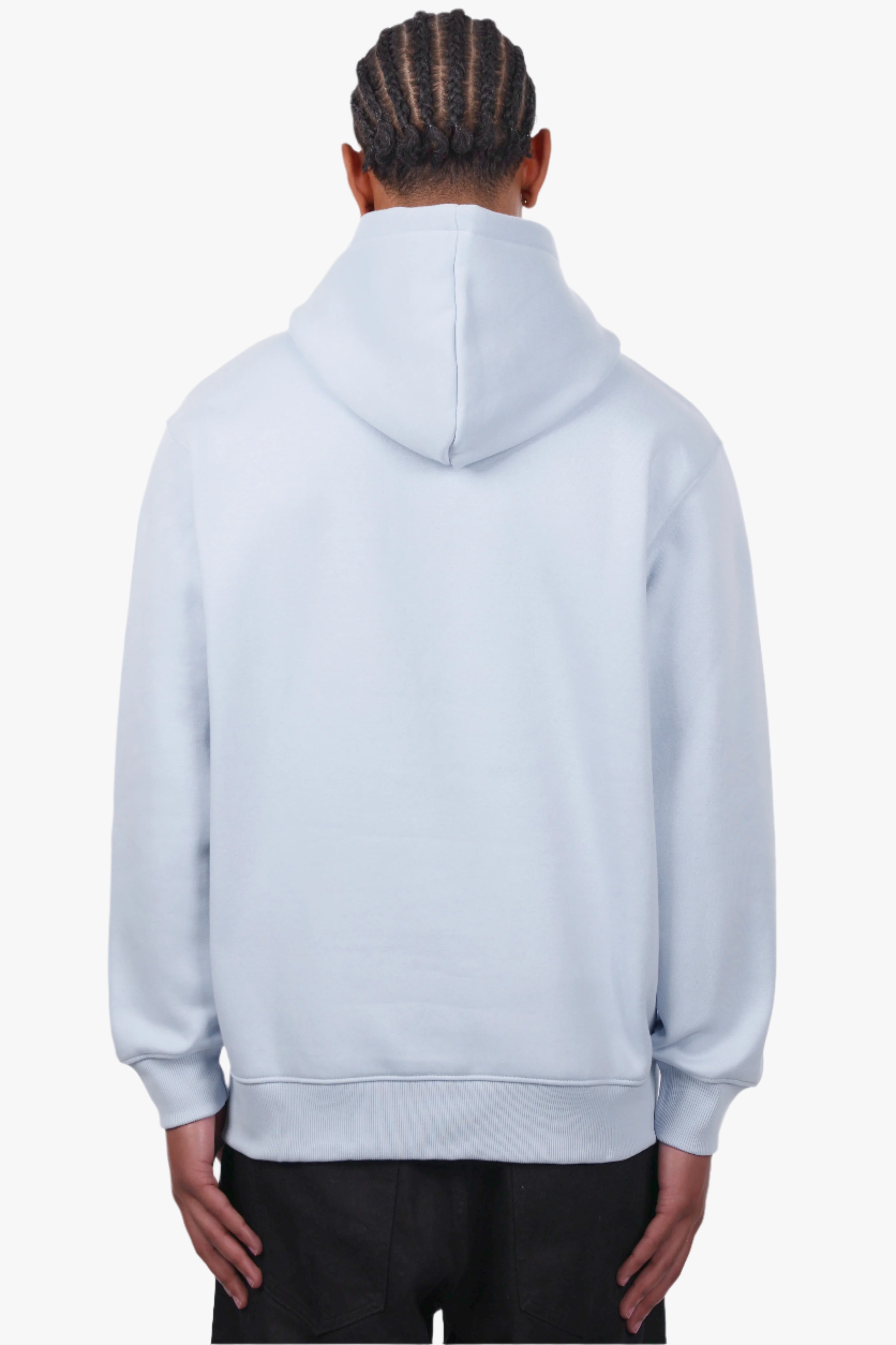 REGULAR FIT HOODIE BABY BLUE